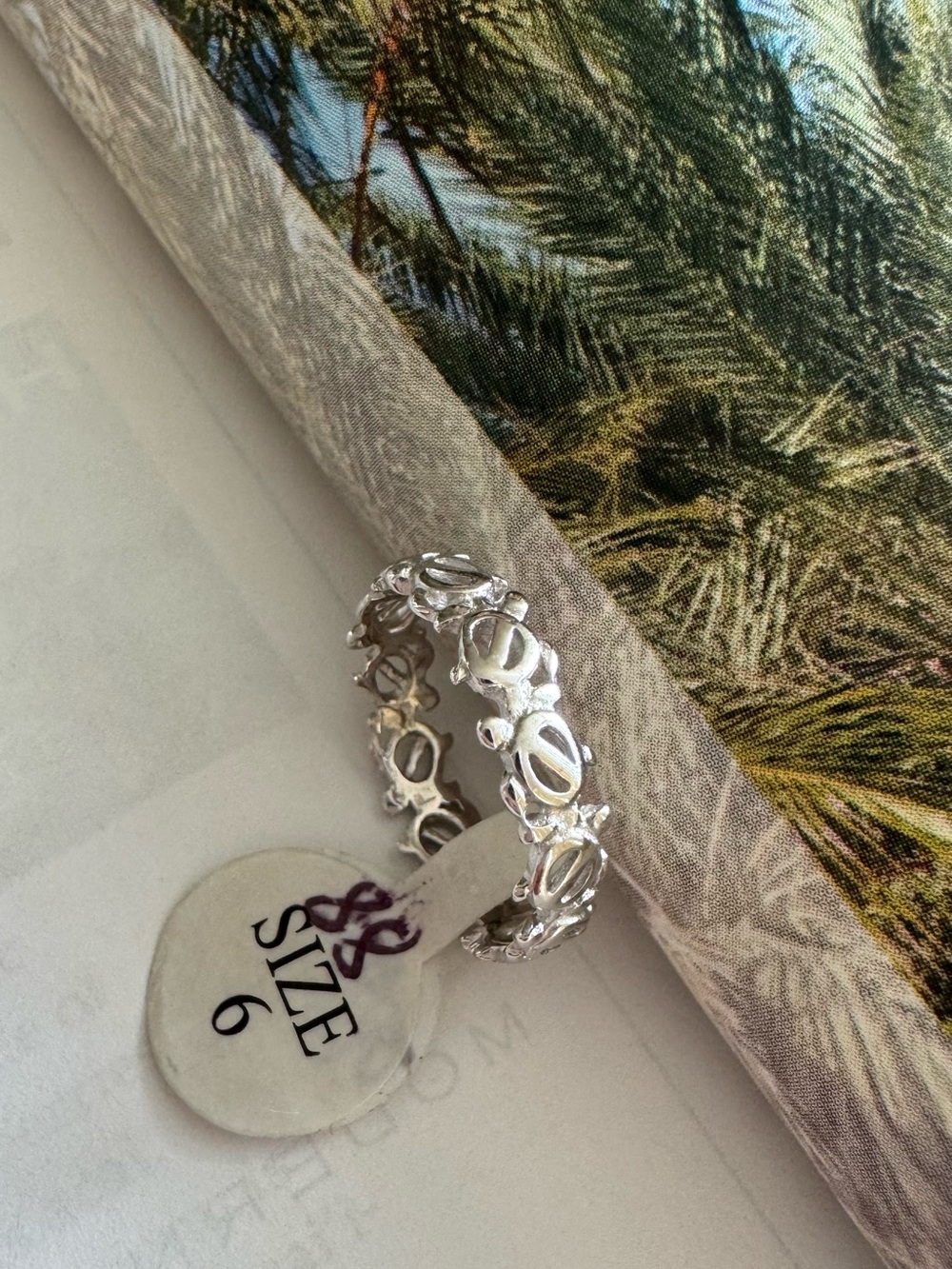 💍 925 Silver Turtle 🐢 ( Honu)Openwork Ring - Band.